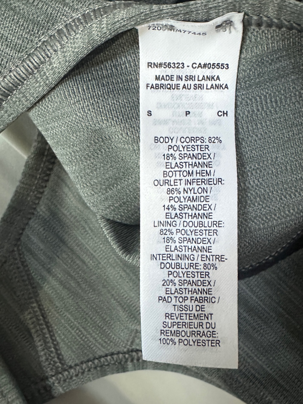 Nike Dri-FIT Medium Support Sports Bra Gray Racerback Padded Women’s S - Picture 6 of 6